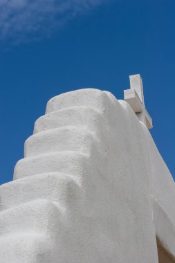 San geronimo şapelde taos pueblo, ABD