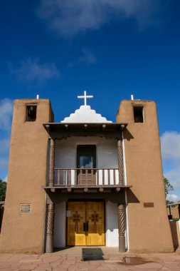 San geronimo şapelde taos pueblo, ABD
