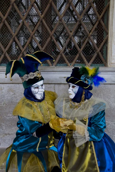 Weneckie maski karnawałowe — Zdjęcie stockowe
