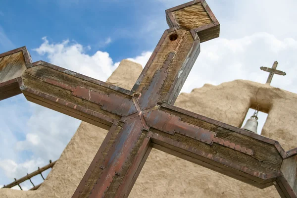 San lorenzo de picuris Kościół w Nowym Meksyku — Zdjęcie stockowe