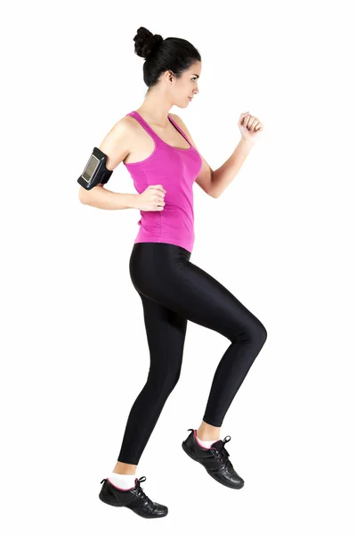 Young woman exercising — Stock Photo, Image