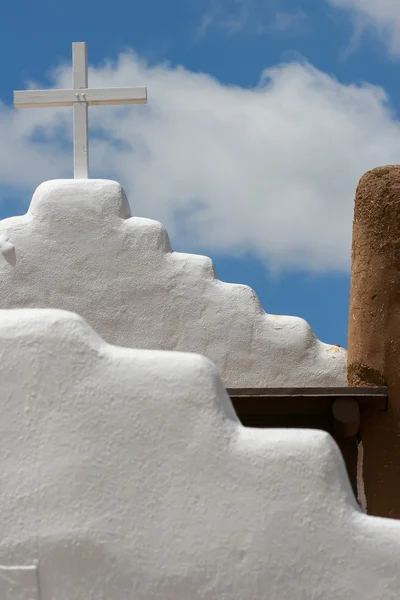 San Geronimo Chapel in Taos Pueblo, USA — Stock Photo, Image