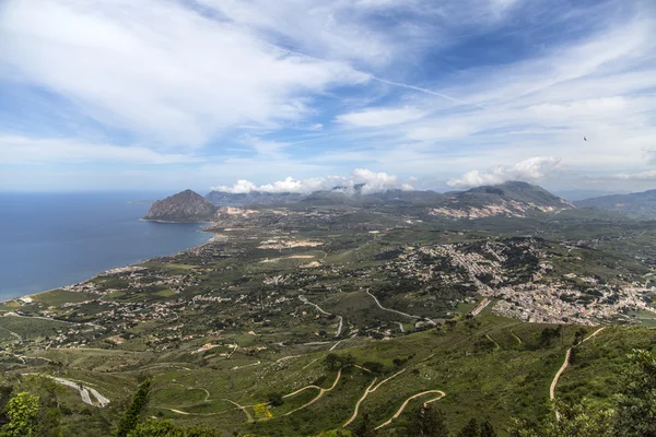 Erice, Sicilien under himlen — Stockfoto