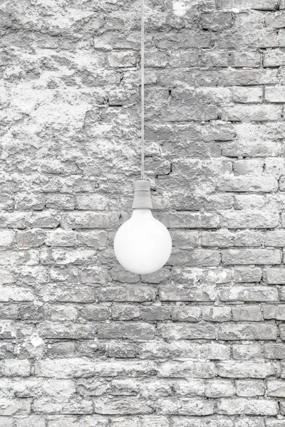 Lampe par le mur — Photo