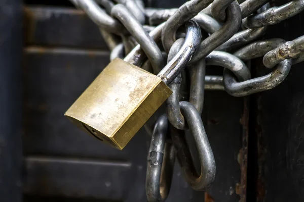 Locked Padlock — Stock Photo, Image