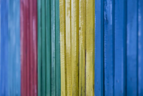Färgglada staket — Stockfoto