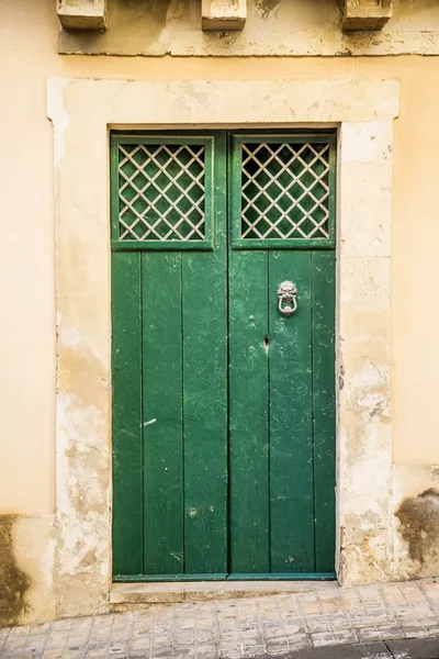 Green Door — Stock Photo, Image