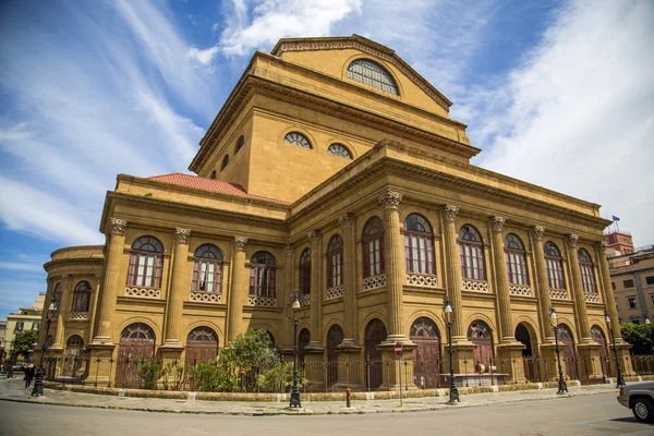 Palermo, Sicilya 'da Massimo Tiyatrosu — Stok fotoğraf