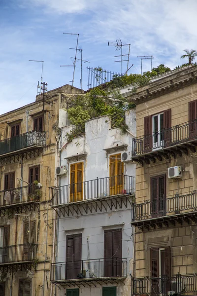 Palermo-Häuser — Stockfoto