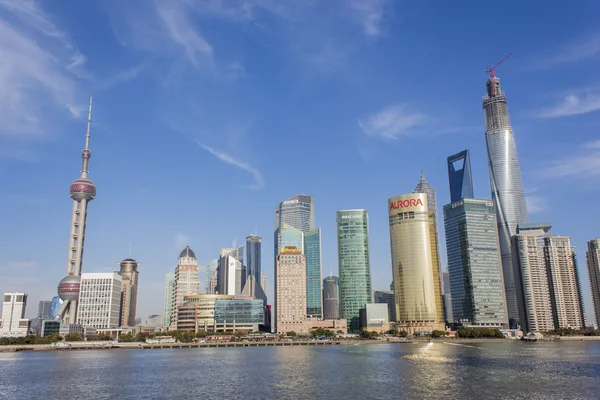 Lujiazui district in Shanghai, China — Stock Photo, Image