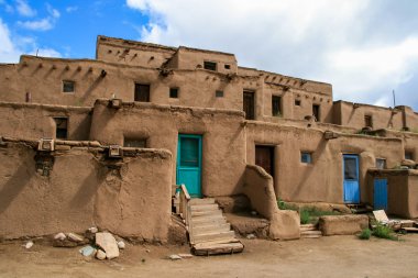 ABD Yeni Meksika'daki Taos pueblo