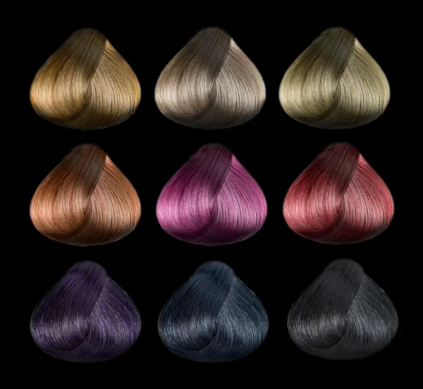 Hair color set — Stock Photo, Image