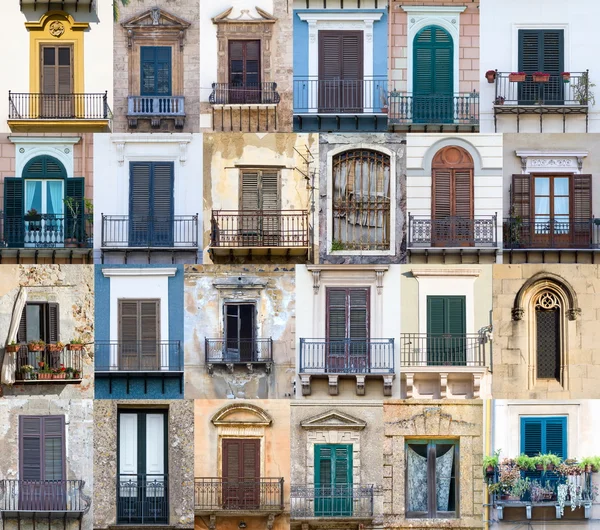 Windows from Sicily — Stock Photo, Image