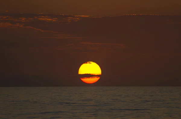 Tramonto mediterraneo — Foto Stock