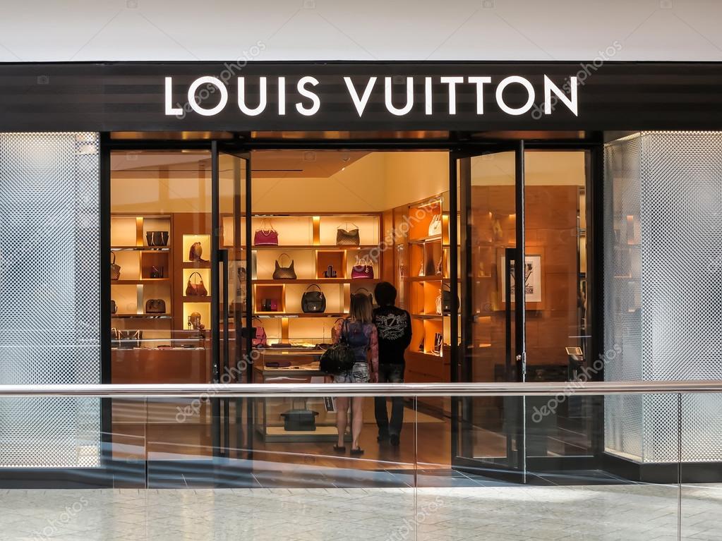 SYDNEY, AUSTRALIA, FEBRUARY 9, 2015 - View at Louis Vuitton shop