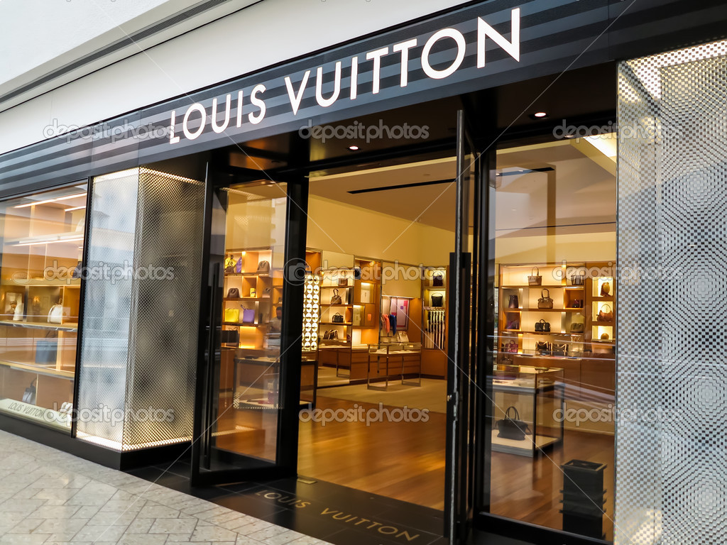 SYDNEY, AUSTRALIA, FEBRUARY 9, 2015 - View at Louis Vuitton shop