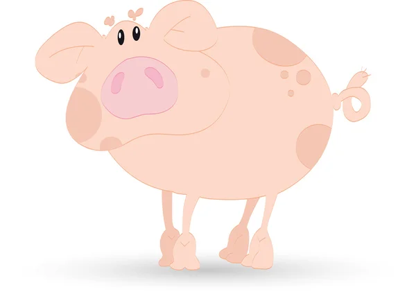 The pig — Stock Vector