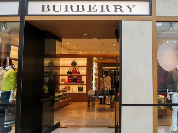 Burberry mağazası — Stok fotoğraf