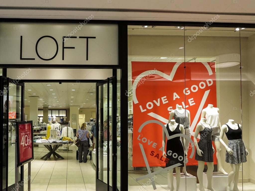 View at LOFT store in Denver. LOFT is more casual part of Ann Taylor brand founded at 1996.