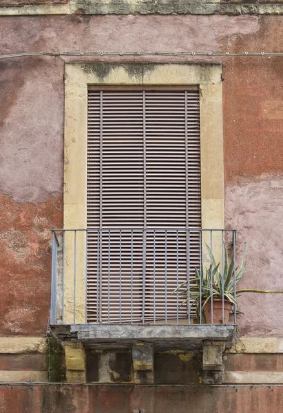 Old sicilian window — Stock Photo, Image