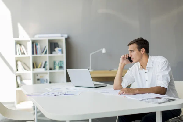 Young man in the office — Stock Photo, Image