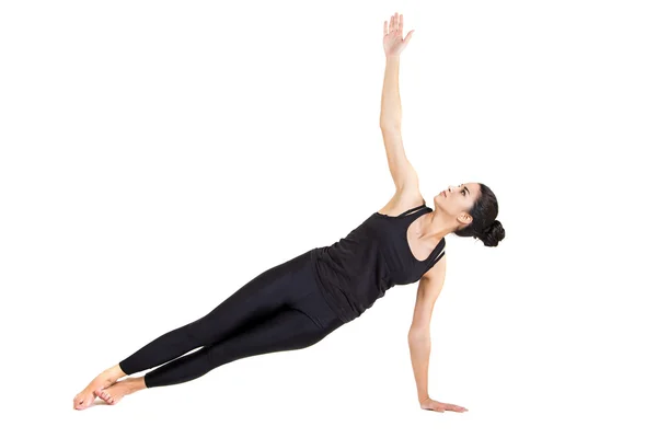Vrouw opleiding yoga — Stockfoto
