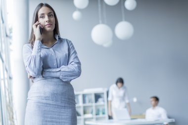 Ofiste çalışanlar.