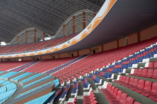 Pyongyang Severní Korea Června 2015 Stadion Rungrado Května Ostrově Rungra — Stock fotografie