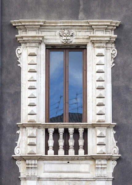 Παλαιό παράθυρο siclian — Φωτογραφία Αρχείου