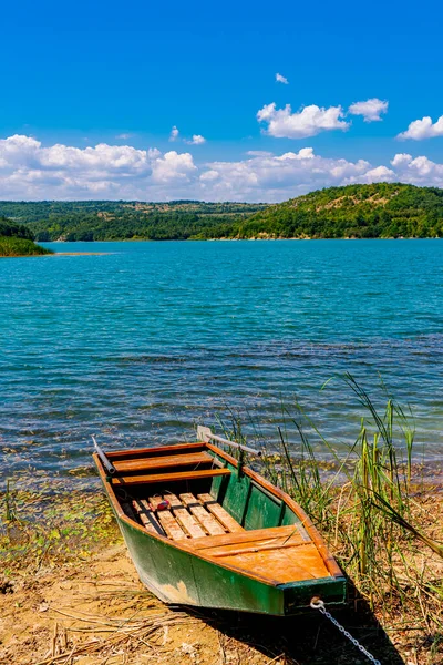 Вид Озеро Грбач Возле Заячара Восточной Сербии — стоковое фото