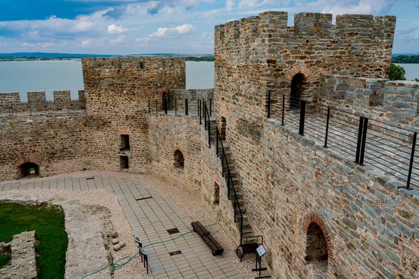 View Ram Fortress Danube River Serbia — Stock Photo, Image