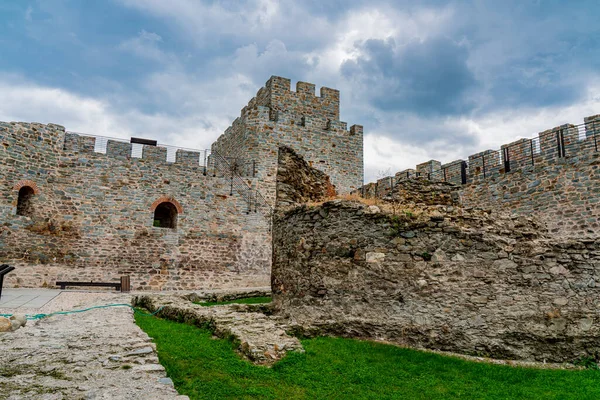 Veduta Sulla Fortezza Ram Sul Danubio Serbia — Foto Stock