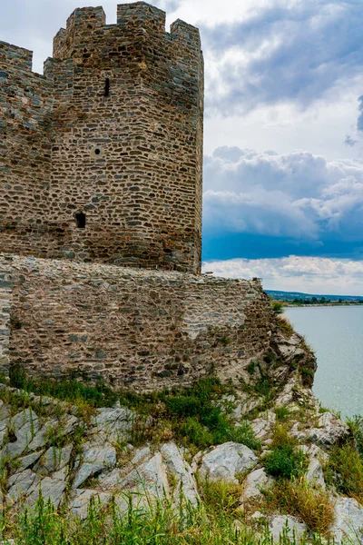 Veduta Sulla Fortezza Ram Sul Danubio Serbia — Foto Stock