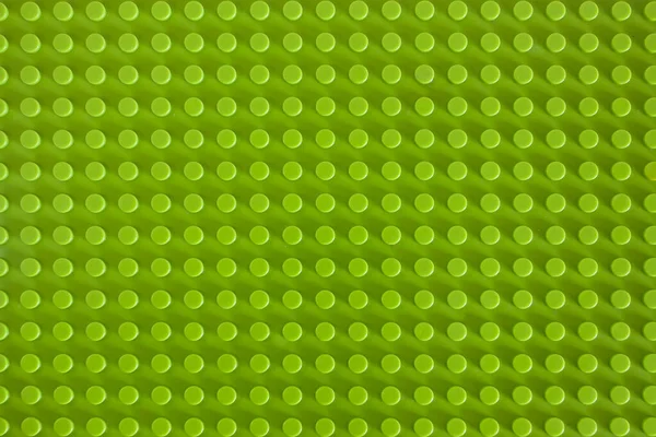 Flach Lag Grüne Plastikbausteinmatte Mit Leerem Kopierraum — Stockfoto