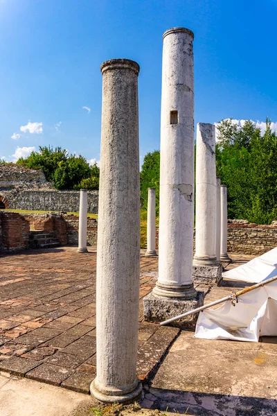 Zicht Felix Romuliana Resten Van Het Paleis Van Romeinse Keizer — Stockfoto