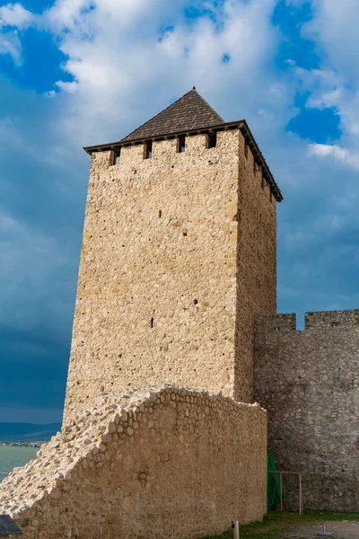 Veduta Sulla Fortezza Medievale Golubac Serbia — Foto Stock