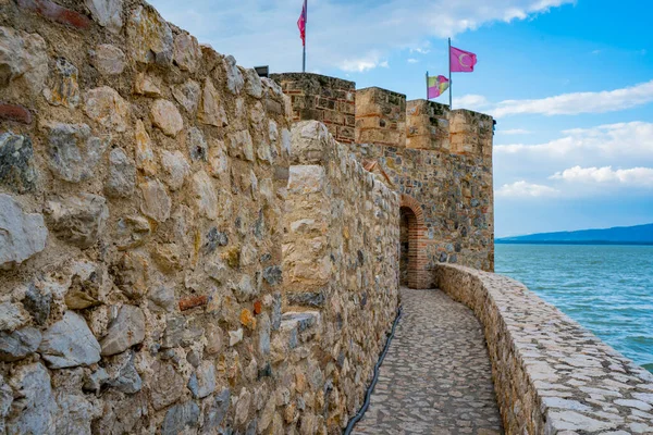 Veduta Sulla Fortezza Medievale Golubac Serbia — Foto Stock