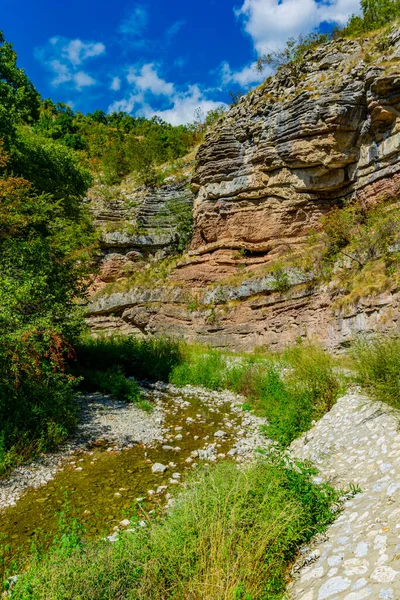 Vue Sur Gorge Rivière Boljetin Dans Est Serbie — Photo