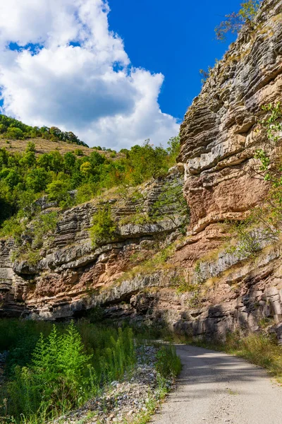 Vista Para Desfiladeiro Rio Boljetin Leste Sérvia — Fotografia de Stock