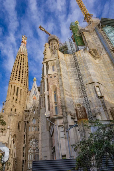 Barcelona Spain October 2019 Cathedral Sagrada Familia Barcelona Spain Designed — Stock Photo, Image