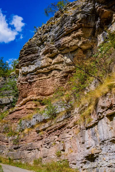 Vista Sulla Gola Del Fiume Boljetin Nella Serbia Orientale — Foto Stock