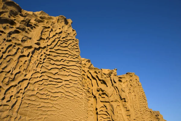 Вид Vlychada Пляж Вулканічного Попелу Піщаний Камінь Острові Санторіні Греції — стокове фото
