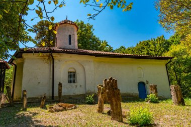 Sırbistan 'ın Grliste kentinde Peter ve Paul Manastırının Ayrıntıları