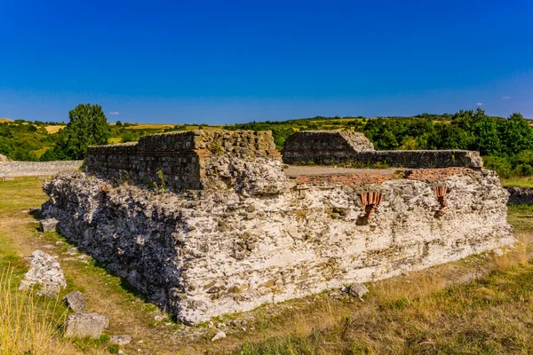 Vue Felix Romuliana Vestiges Palais Empereur Romain Galérius Près Zajecar — Photo