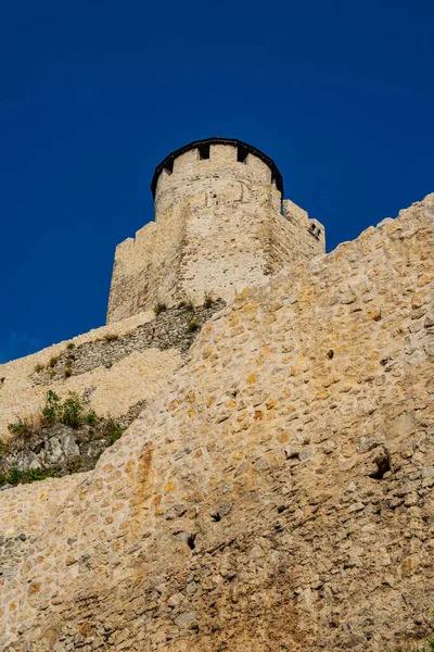 Blick Auf Die Mittelalterliche Festung Golubac Serbien — Stockfoto