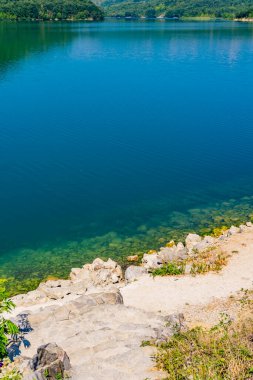 Doğu Sırbistan 'daki Zajacar yakınlarındaki Grliste gölüne bak