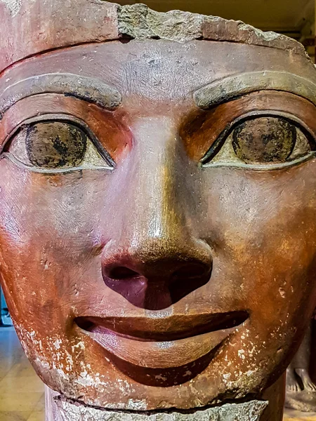 Cairo Egipto Diciembre 2021 Estatua Hatshepsut Museo Egipcio Cairo Egipto —  Fotos de Stock