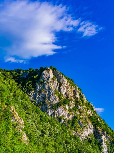 Uitzicht Donaukloof Bij Djerdap Servië — Stockfoto