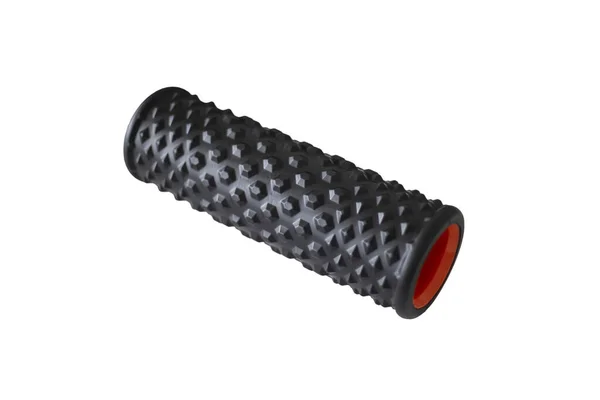 Rubber Massage Roller Geïsoleerd Witte Achtergrond — Stockfoto