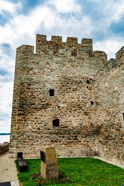 Veduta Sulla Fortezza Ram Sul Danubio Serbia — Foto Stock